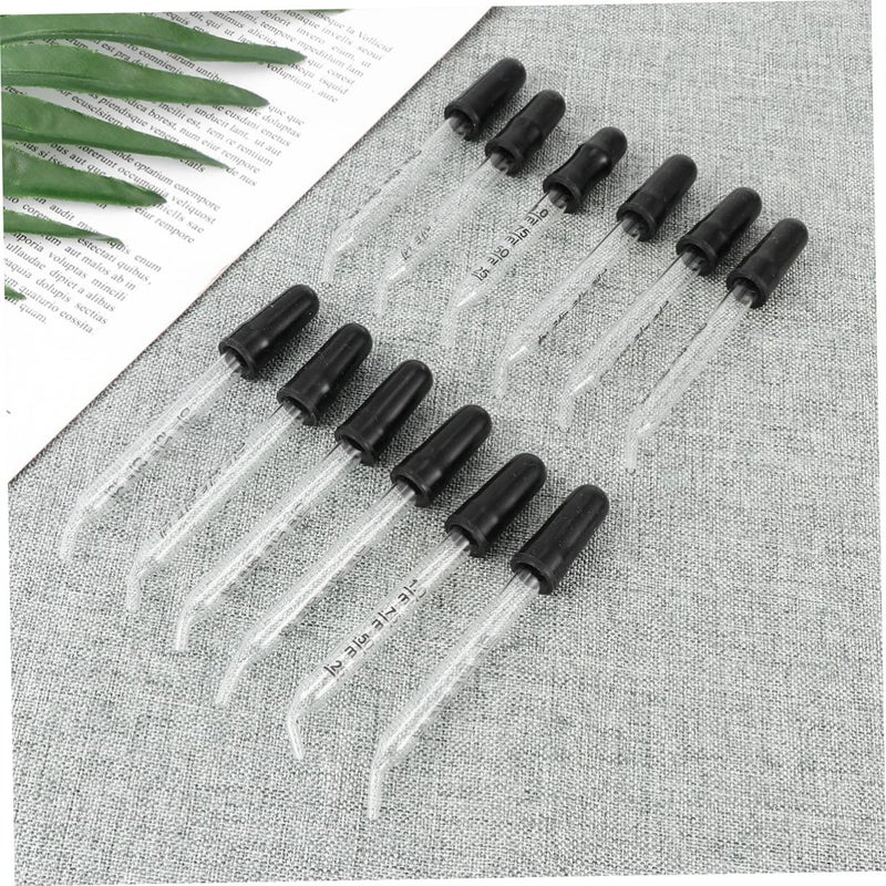 Cabilock 12 Pack Glass Graduated Pipette Dropper with Curved Head Dishwasher Safe - Image 3